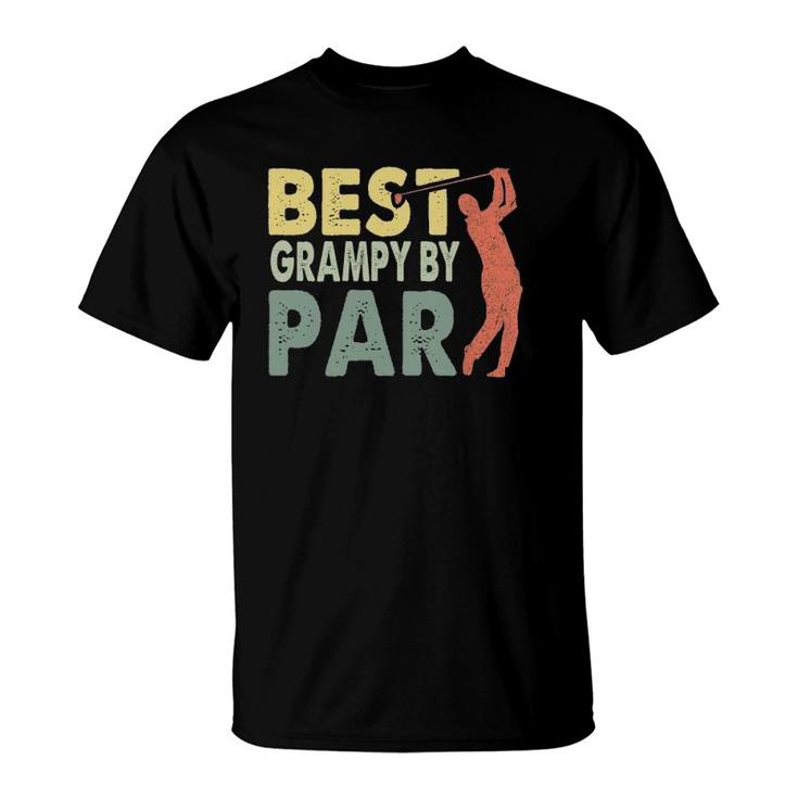 Funny Best Grampy By Par Father's Day Golf Gift Grampy T-Shirt