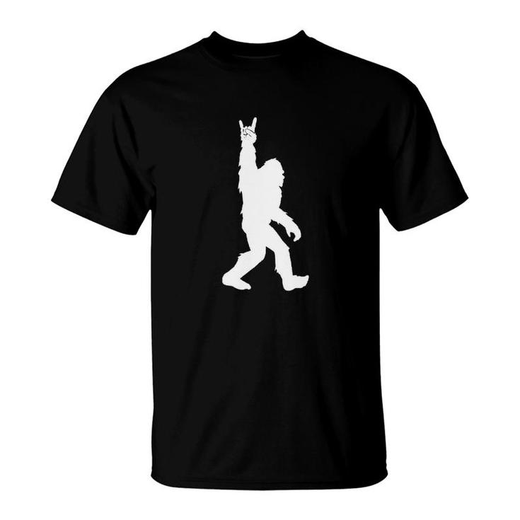 Funny Bigfoot Rock And Roll For Sasquatch Believers T-Shirt