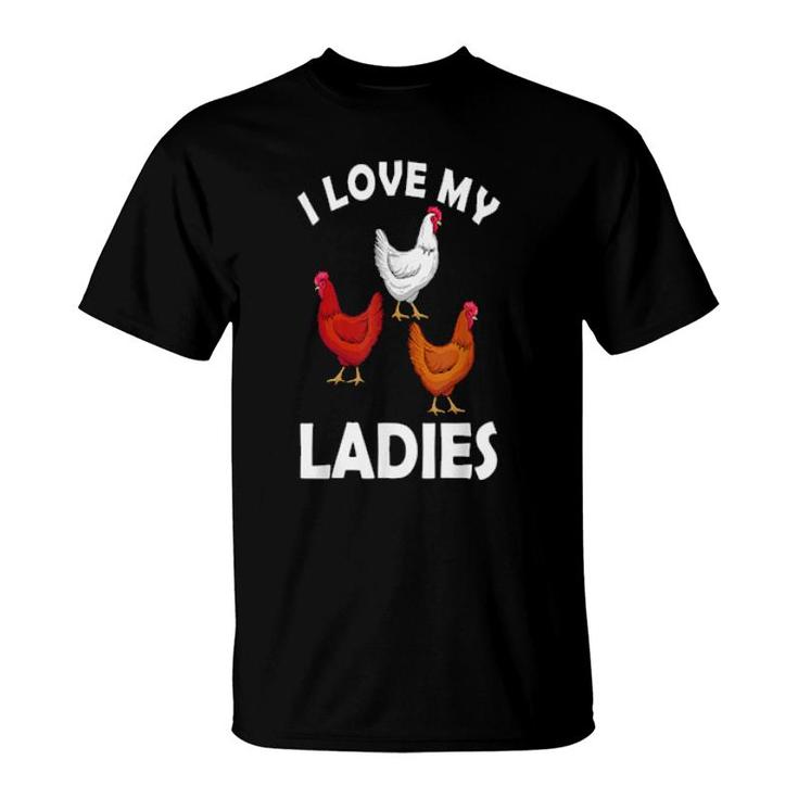 thumbnail image 2 of Women's Keep Calm And Love Chickens T-Shirt – Funny Rooster Lover Tee – BestThreads 2 of 6