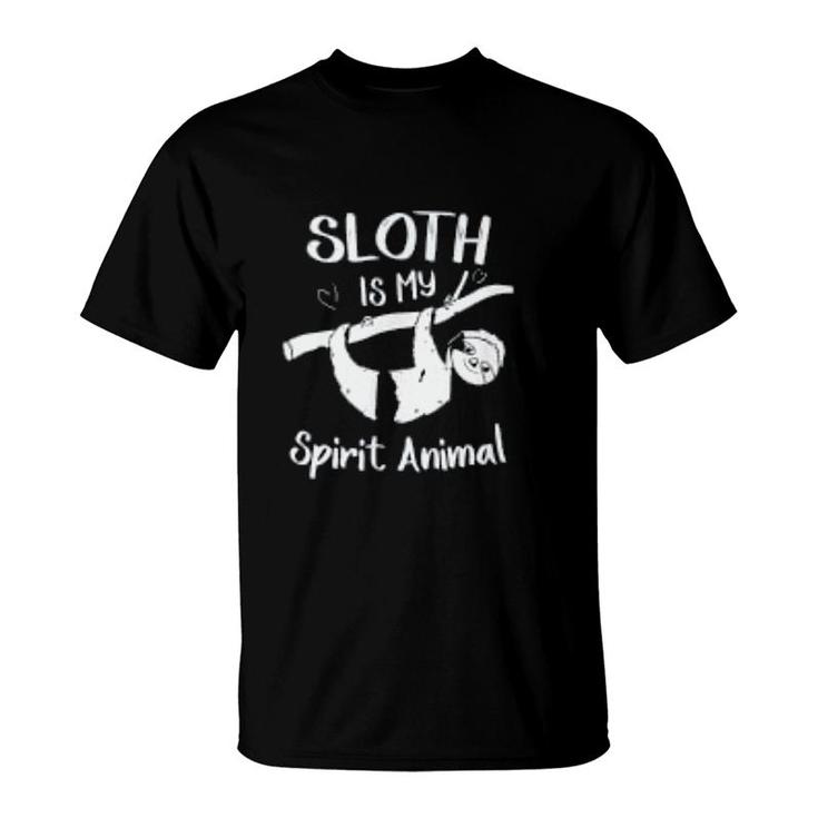 Funny Cute Sloth Is My Spirit Animal T-Shirt