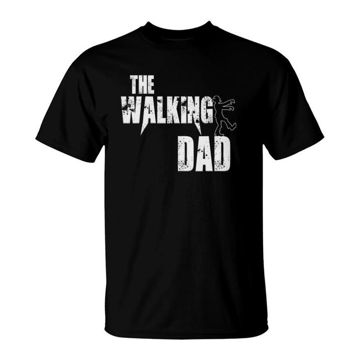 Funny Dad Walking Father Zombie Gifts T-Shirt