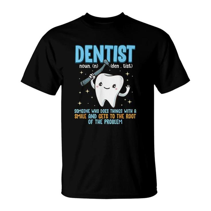 Funny Dentist Dental Hygienist Gift Dentistry Tooth T-Shirt