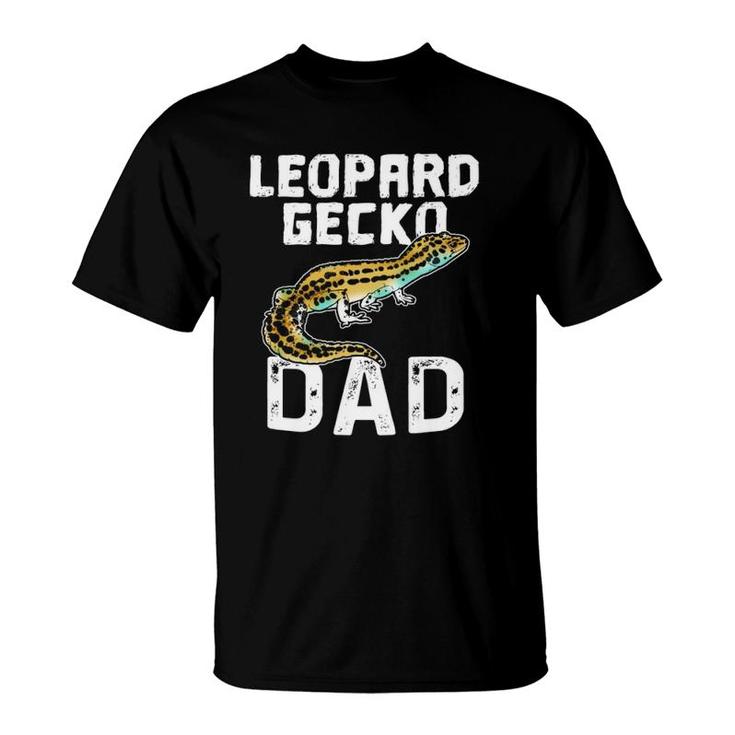 Funny Leopard Gecko Graphic Lizard Lover Reptile Dad T-Shirt