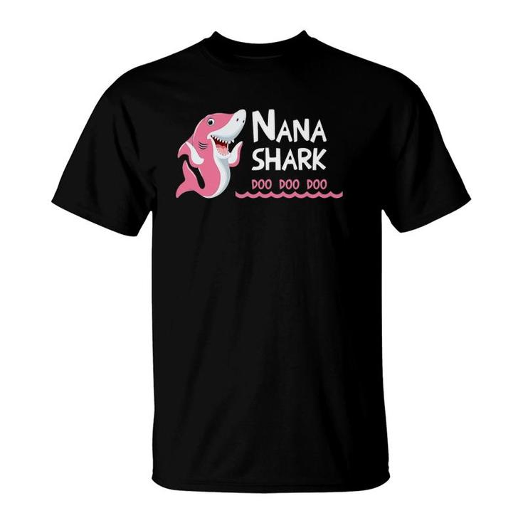 Funny Nana Shark Ocean Animal Lovers Gift Doo T-Shirt