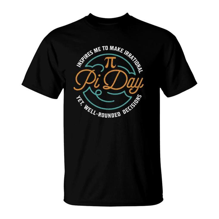 Funny Pi Day Math Lovers Symbols Mathematics T-Shirt
