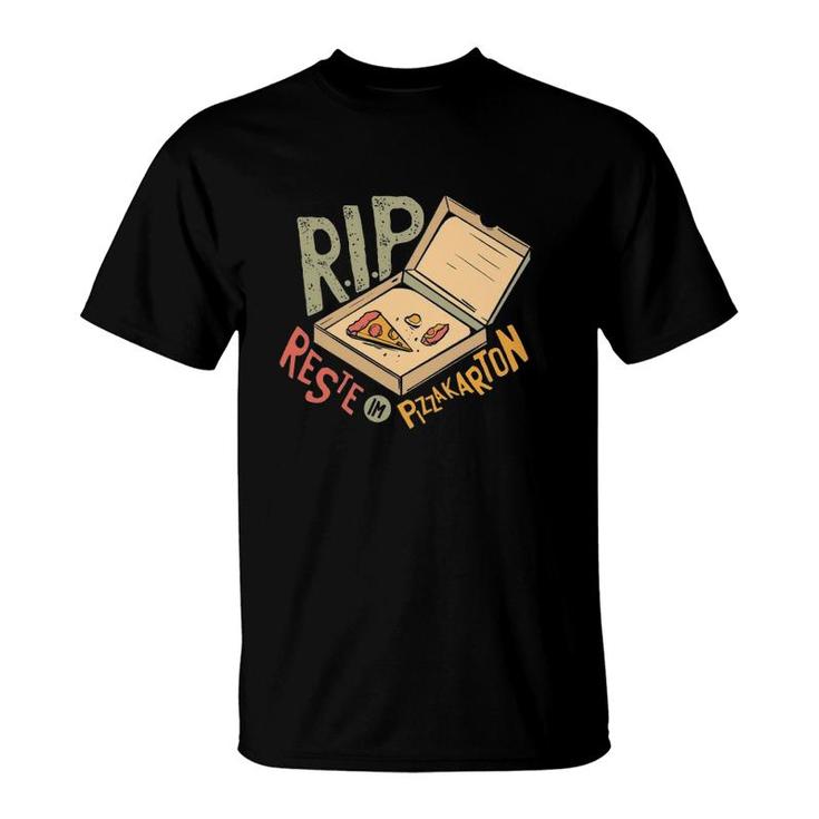 Funny Pizza Rip Reste Im Pizzakarton T-Shirt