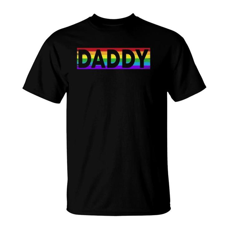 Funny Pride Daddy - Proud Gay Lesbian Lgbt Gift Father's Day T-Shirt