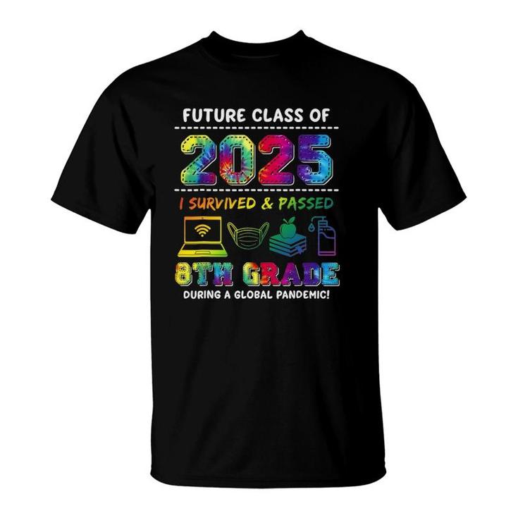 Future Class Of 2025 I Survived Passed 8th Grade Graduation T Shirt Mazezy 3599