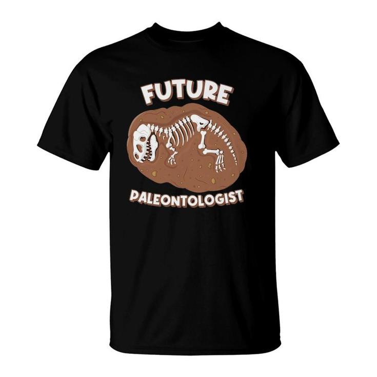 Future Paleontologist Gifts For Kids Dino Lovers Fossils T-Shirt