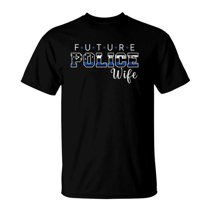 Future Police Wife Funny Fiance T-Shirt