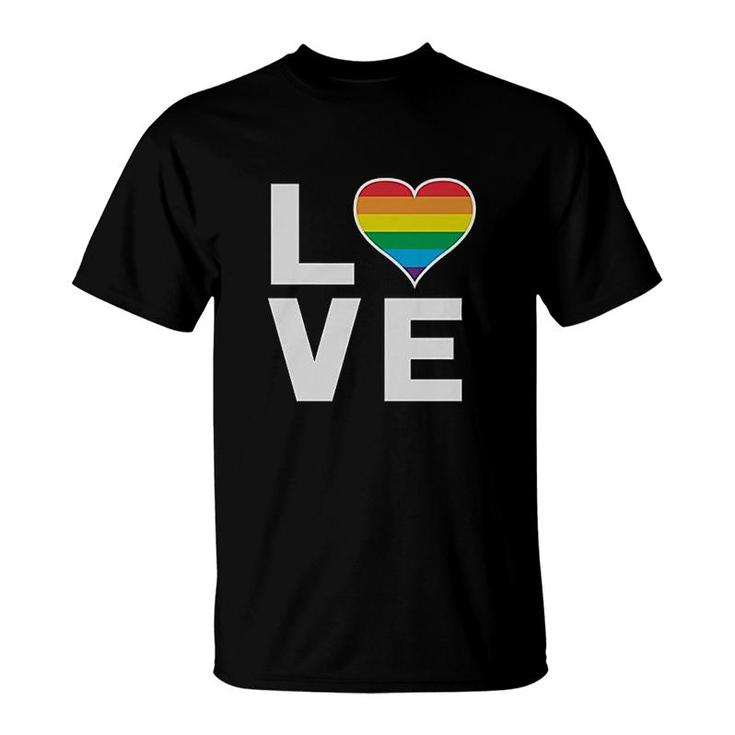 Gay Love Rainbow T-Shirt