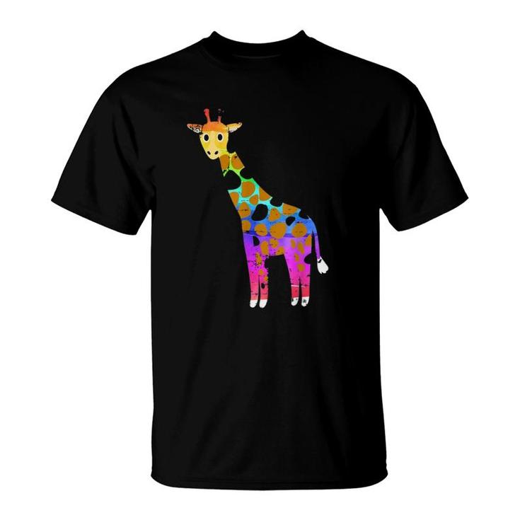 Giraffe Love Animal Safari Genus Giraffa T-Shirt