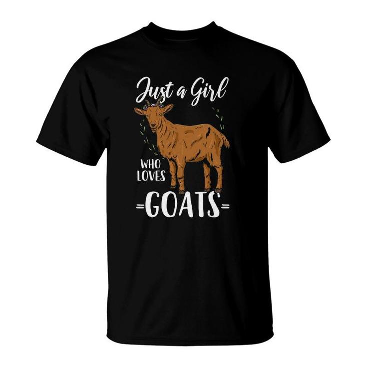 Goat Just A Girl Who Loves Goats T-Shirt