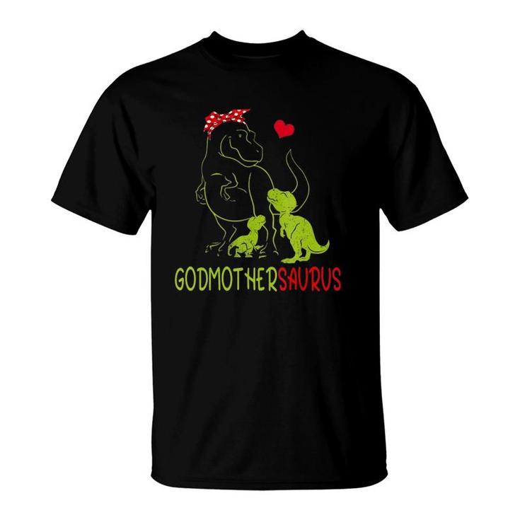 Godmothersaurusrex Godmother Saurus Dinosaur T-Shirt