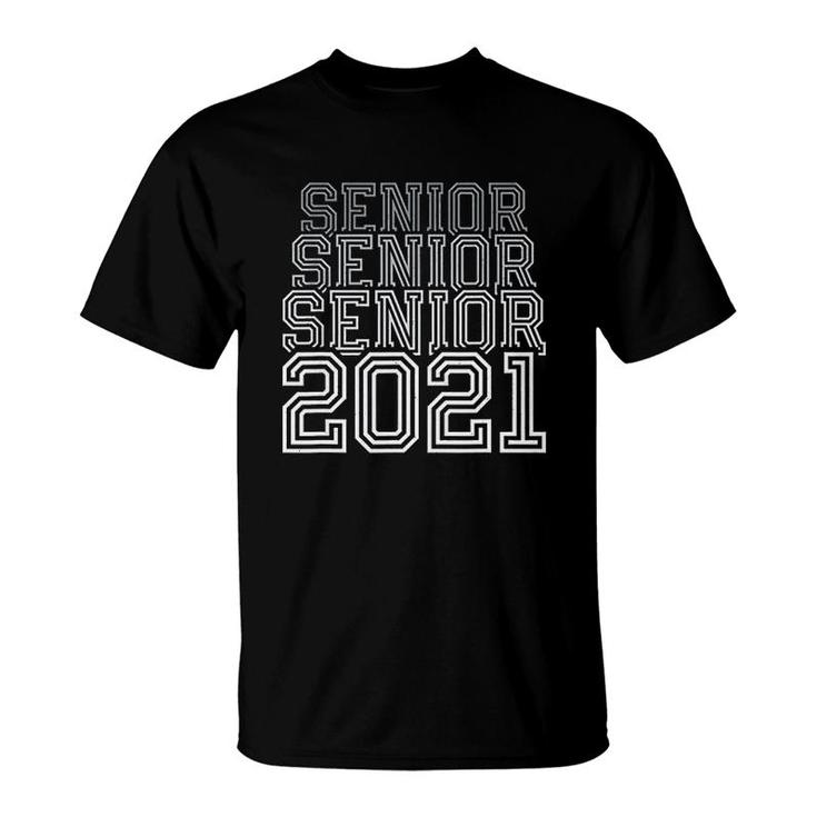 Graduation Gift School College Senior Class Of 2021 T-Shirt