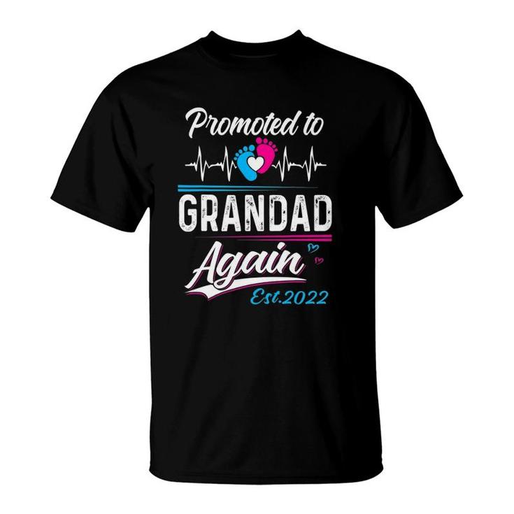 Grandad Gift Promoted To Grandad Again Est 2022 For Men Man T-Shirt