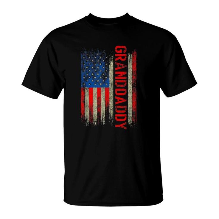 Granddaddy Gift American Flag Gift For Men Father's Day Funny T-Shirt