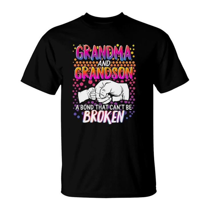 Grandma And Grandson Matching Mothers Day Mommy Grandparent T-Shirt