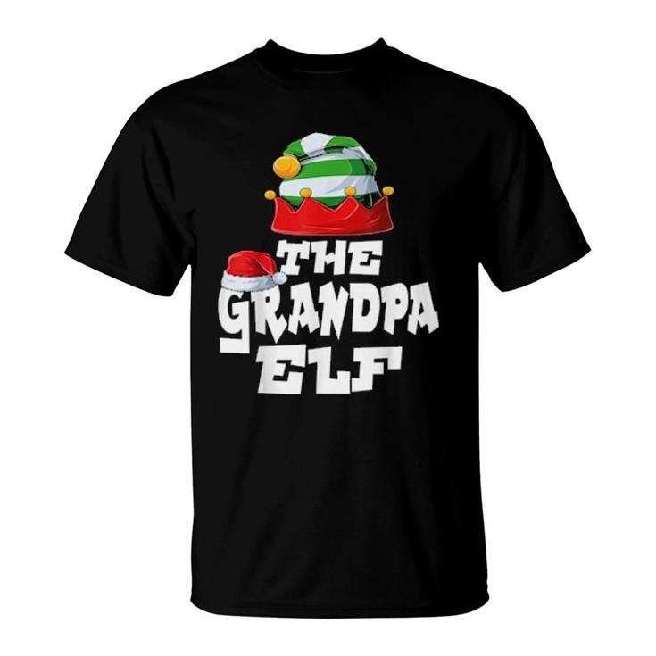 Grandpa Elf Family Matching Christmas Group Pajama Pj  T-Shirt