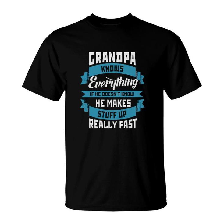 Grandpa Knows Apparel  T-Shirt