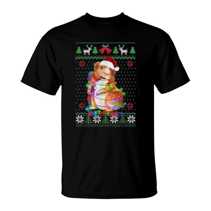 Guinea Pig Animal Ugly Christmas Puppy Animal T-Shirt