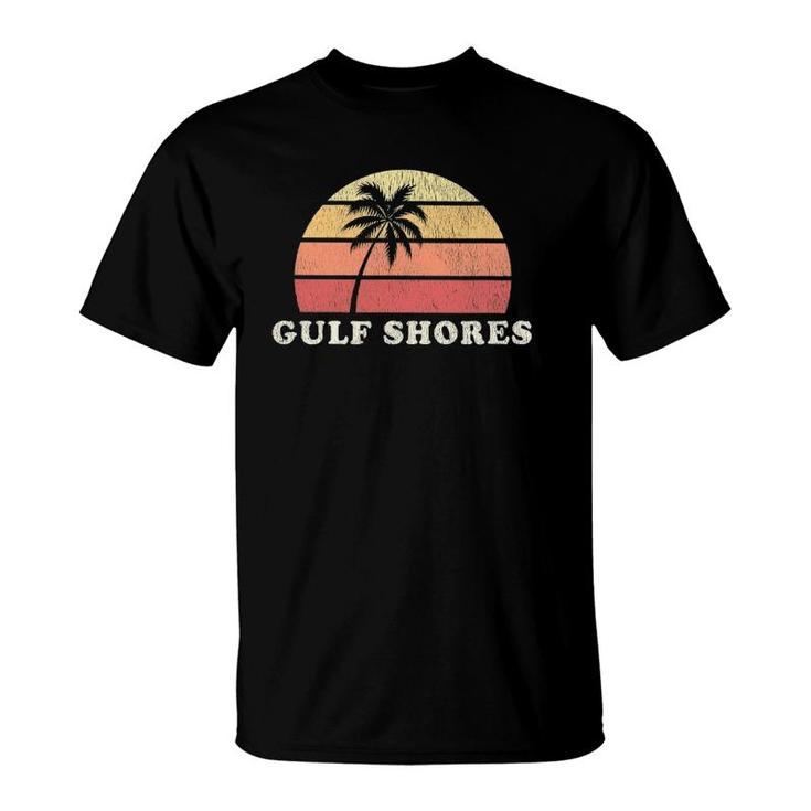 Gulf Shores Al Vintage 70S Retro Throwback Design T-Shirt