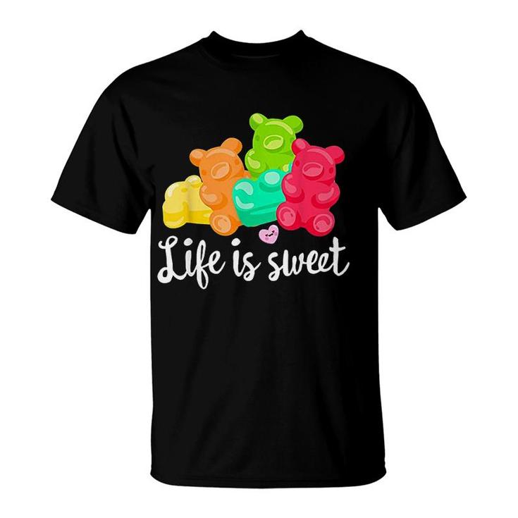 Gummy Bears Soft Sugar Candy Fruity Juicy Kids Gift  T-Shirt