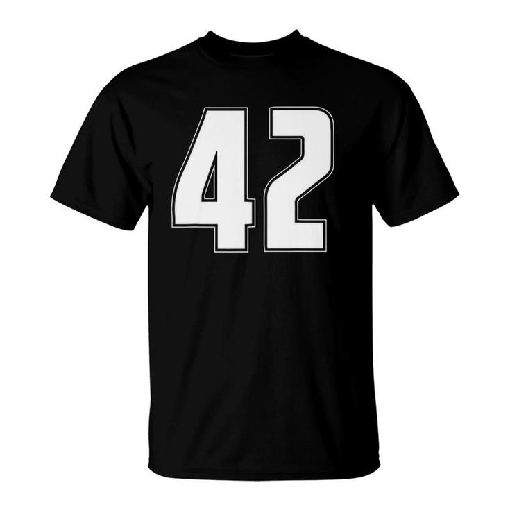 Halloween Group Costume 42 Sports Jersey Number 42 Gift T-Shirt