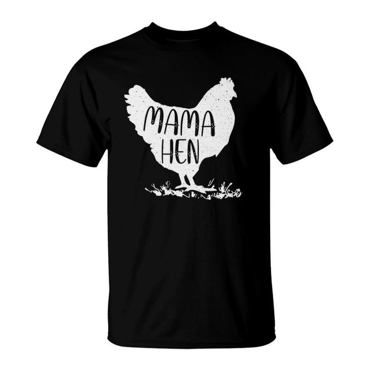 Happy Mother's Day Mama Hen Chicken Mommy Cute Mom Funny T-Shirt