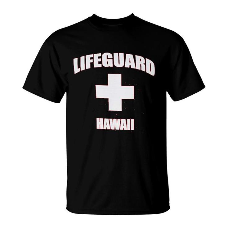 Hawaii Lifeguard  Red Maui T-Shirt