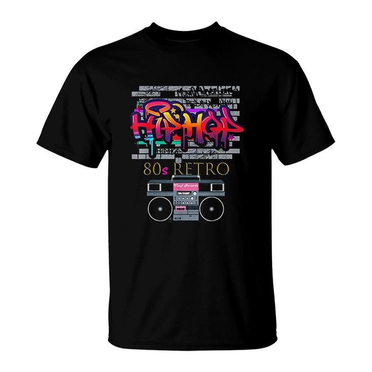 Hip Hop 80s Party Outfit Gift Idea T-Shirt