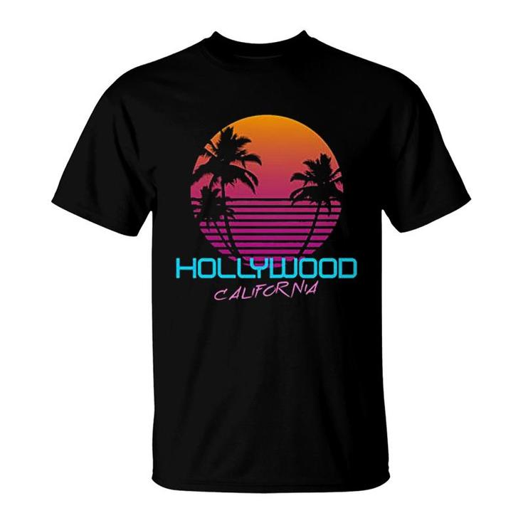 Hollywood California Retro 80s T-Shirt