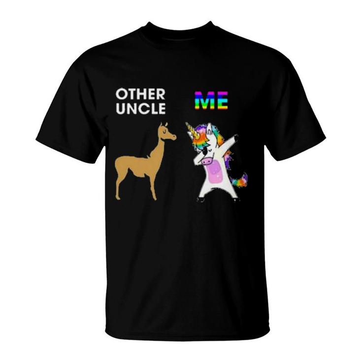 Horse And Unicorn Other Uncle Me  T-Shirt
