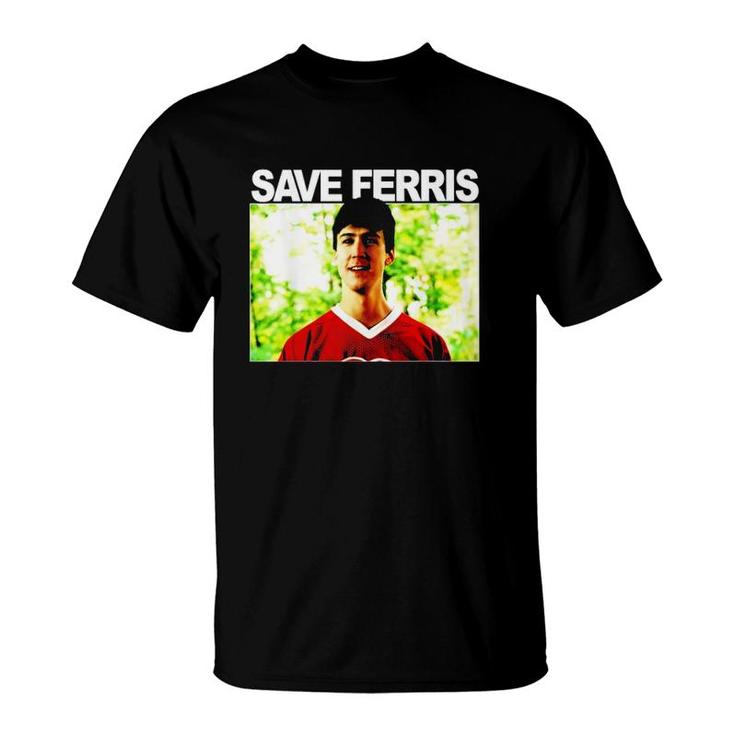 Hot Save Ferris Portrait Gift T-Shirt