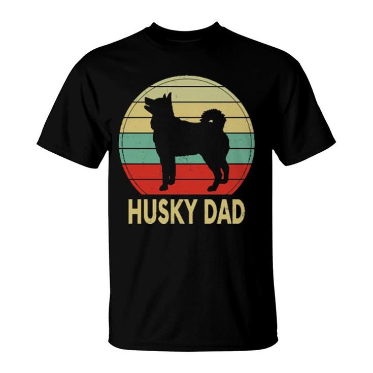 Husky Dad Vintage  T-Shirt