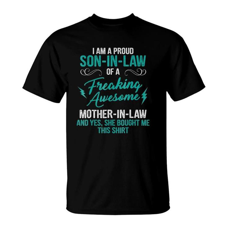 I Am A Proud Son In Law Mother In Law T-Shirt