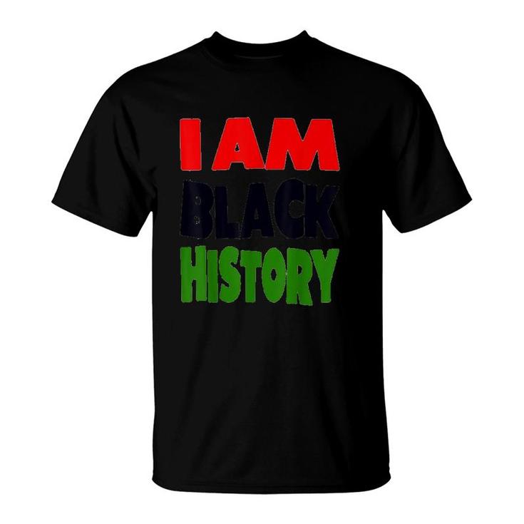 I Am Black Hisory Art T-Shirt
