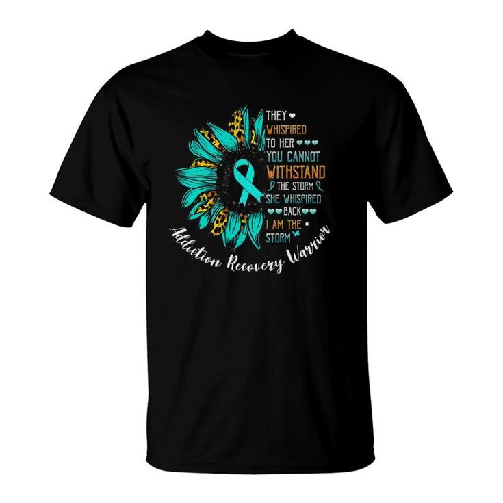 I Am The Storm Addiction Recovery Warrior T-Shirt