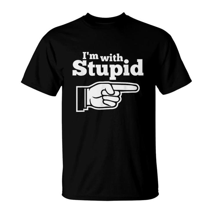I Am With Stupid Shirt Men Kids And Women T-Shirt