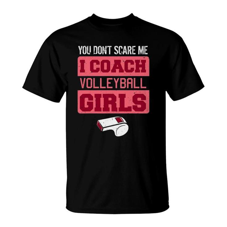 I Coach Volleyball Girls Women Team Sport Coaches Gift Idea T-Shirt
