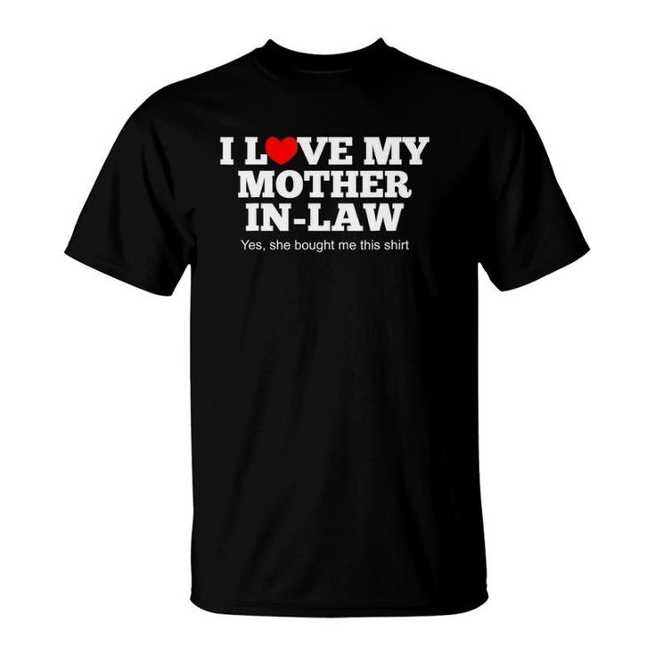 I Love My Mother In Law Family T-Shirt