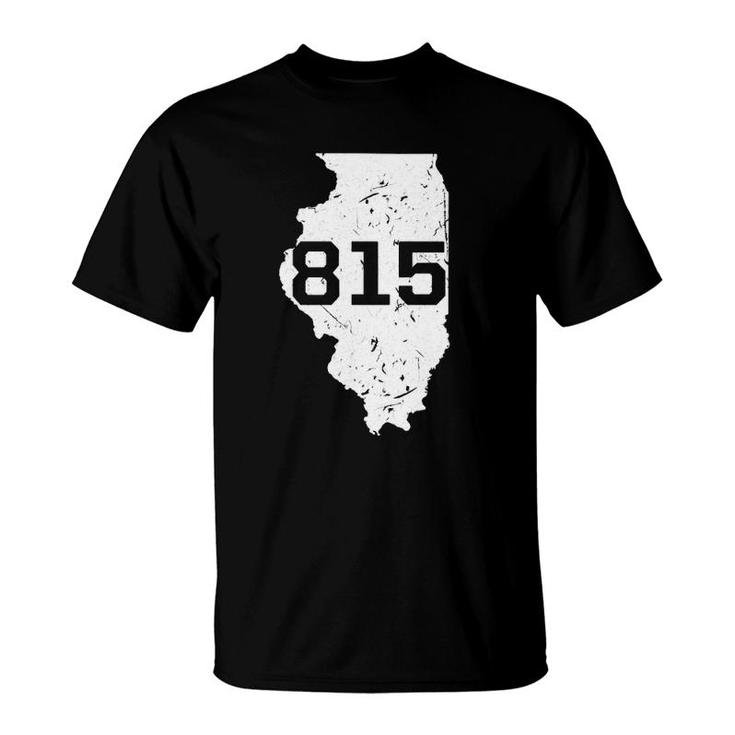 Illinois Rockford Joliet Area Code 815 Souvenir Gift Midwest  T-Shirt
