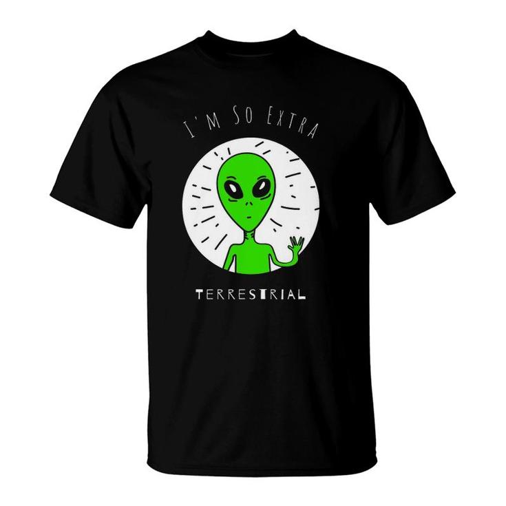 Green Alien Head Apparel 90'S Style Clothing Alien T-Shirt | Mazezy