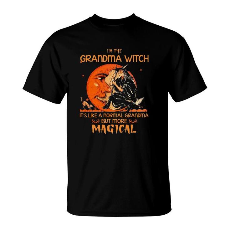 I'm The Grandma Witch Grandmother Halloween Gift T-Shirt