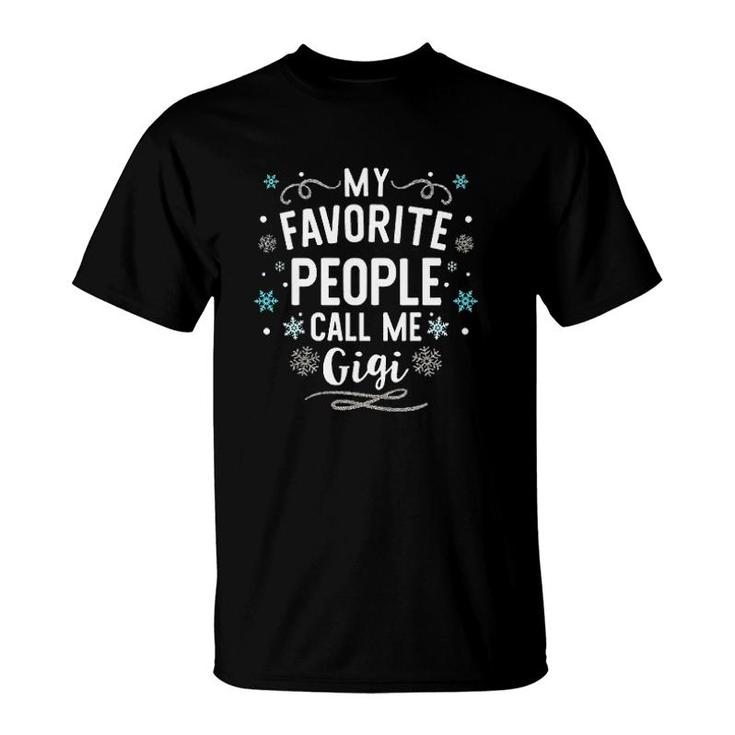 Instant Message My Favorite People Gigi Sparkle Gift T-Shirt