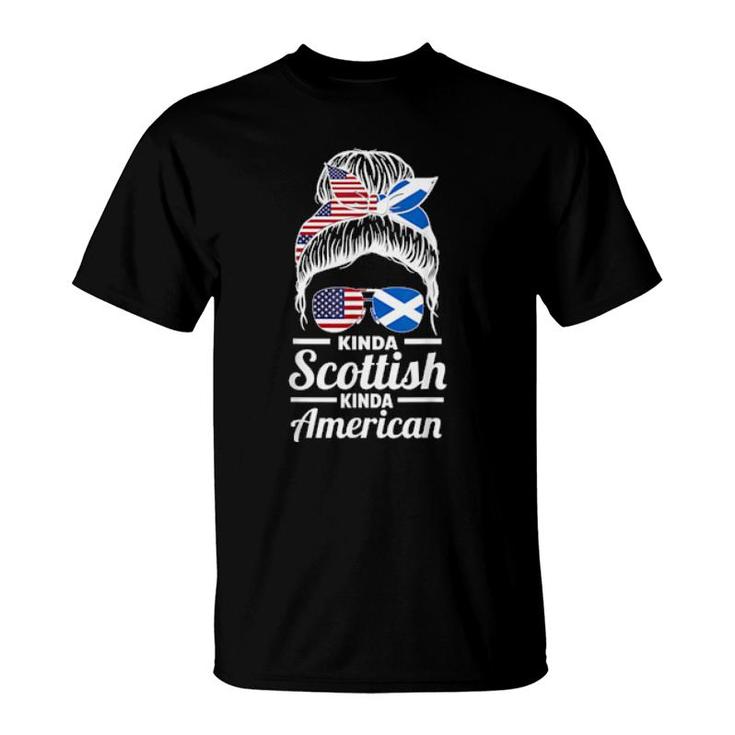 Irgendwie Schottisch Irgendwie Amerikanisches Schottland  T-Shirt