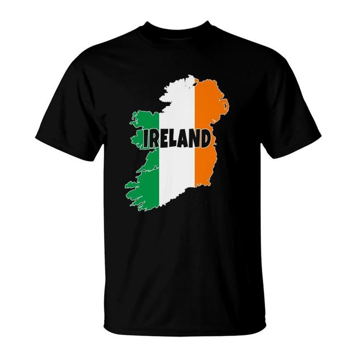 Irish Ireland Flag For Men Women Boys Girls Vacation  T-Shirt