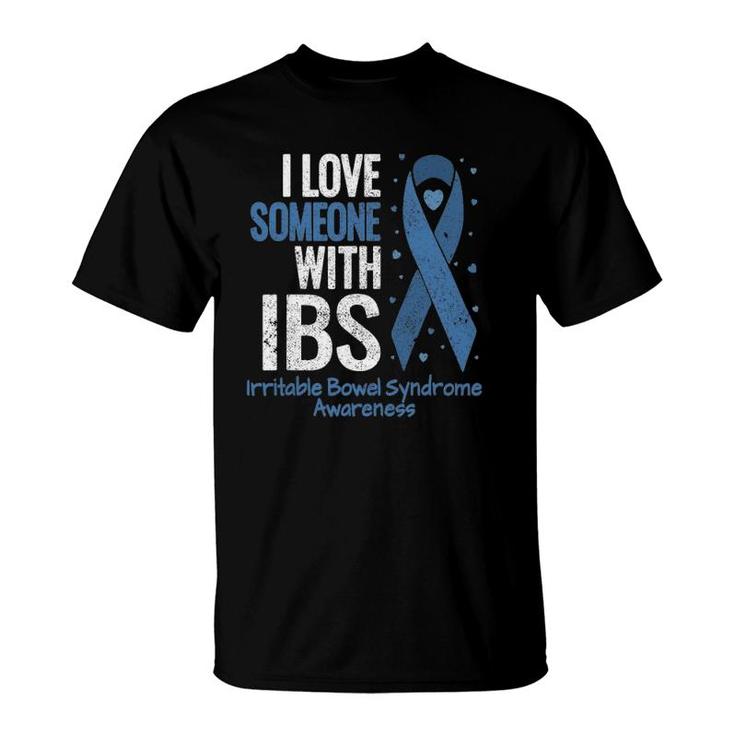 Irritable Bowel Syndrome  I Love Someone With Ibs Retro T-Shirt