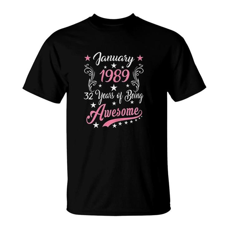 January Girl 1989 T-Shirt