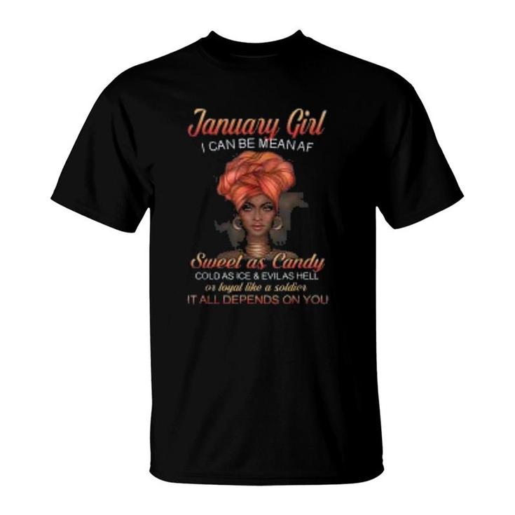 January Queens Are Born In January T-Shirt